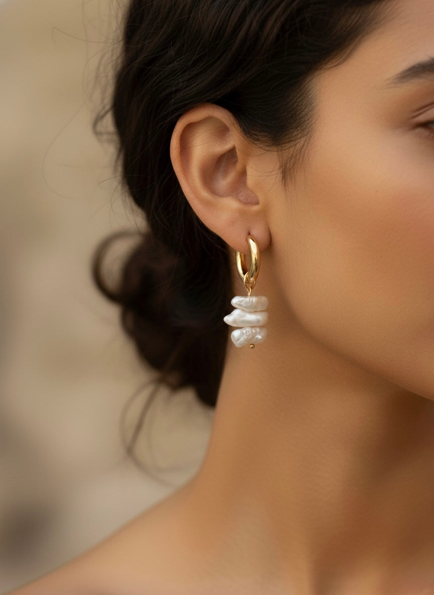 PERLŲ AUSKARAI "OLIVIJA"