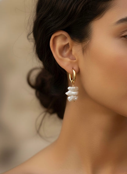 PERLŲ AUSKARAI "OLIVIJA"