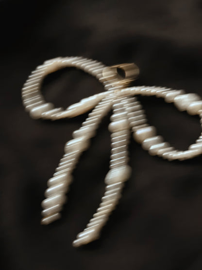 PERLŲ AUSKARAI "BOW"