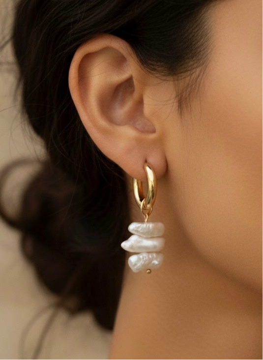 PERLŲ AUSKARAI "OLIVIJA"