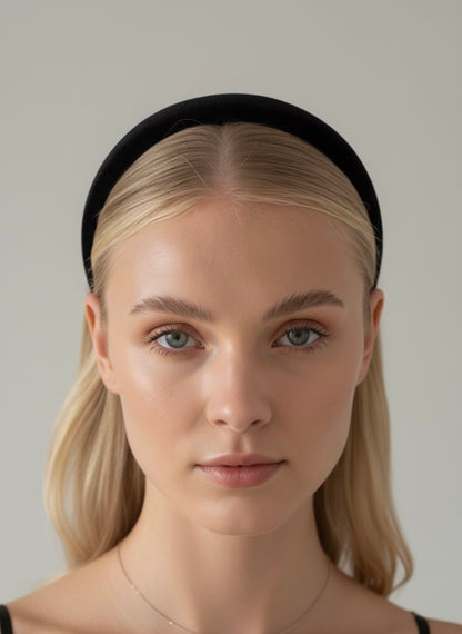 JUODAS PLAUKŲ LANKELIS