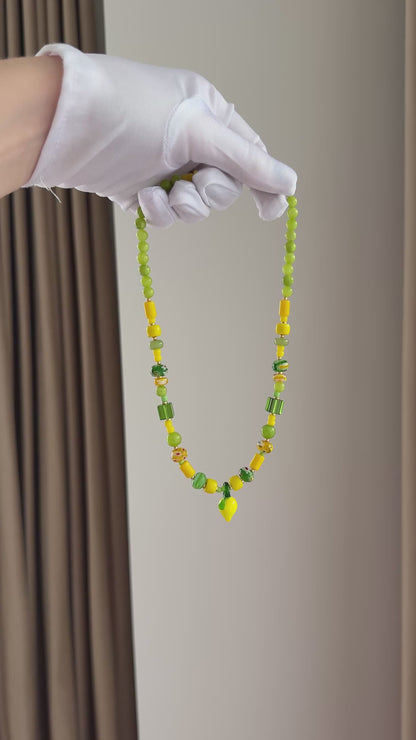 VĖRINYS IŠ MURANO STIKLO "LEMON"